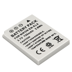 Battery X2 & Slim USB Charger for Nik EN-EL8 Coolpix P1 P2 Coolpix S1 S2 S3 S5 S6 Coolpix S7 S7c Coolpix S8 Coolpix S9 Coolpix S50 Coolpix S51 S51c Coolpix S52 S52c Cool-Station MV-11 MV-121