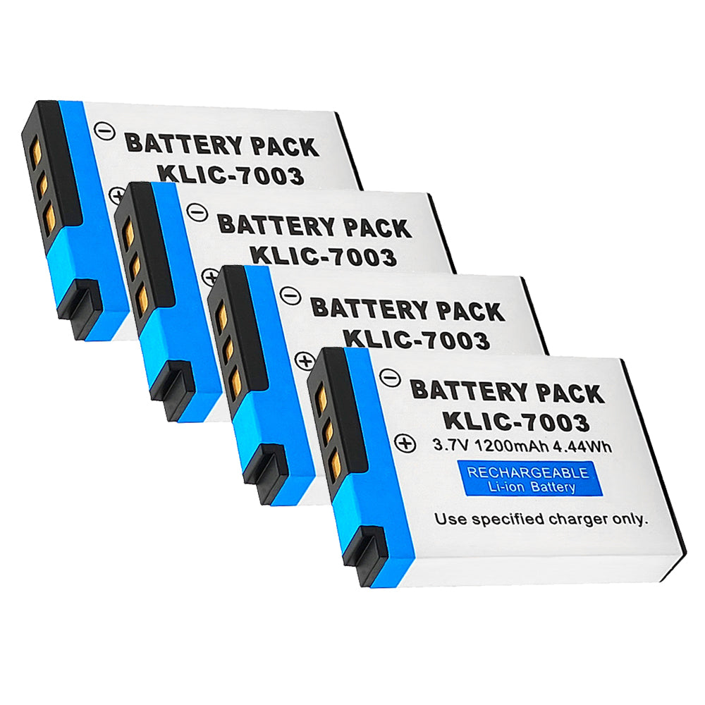 For Kodak Camera Battery K7003 3.7V 1200mAh Batteries