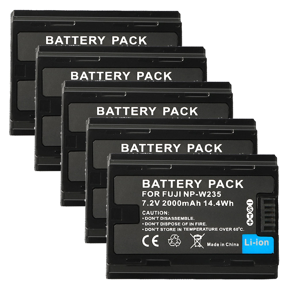 For Fujifilm NP-W235 Rechargeable Lithium-Ion Battery 2000mAh Camera Batteries