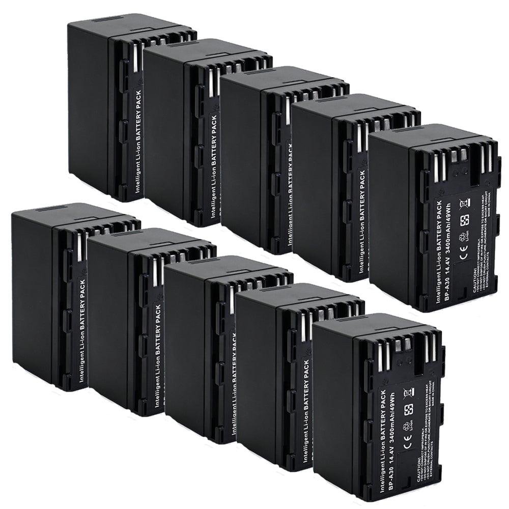 For Canon BP-A30 Battery EOS C200 EOS C700 XF605 3400mAh Camera Batteries