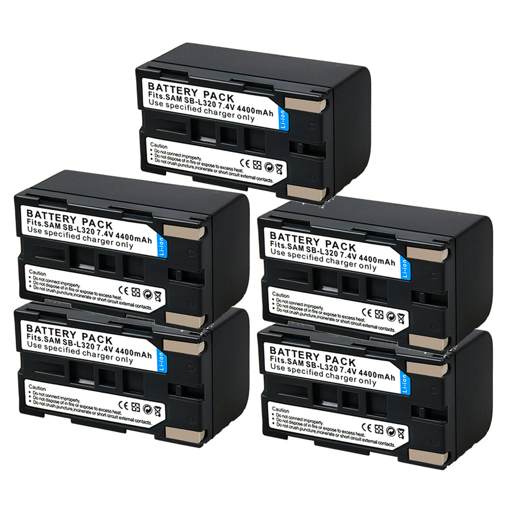 For Samsung SB-L320 Battery SC-L520, SC-L530, SC-L550 SC-L600, SC-L610 4400mAh Camera Batteries