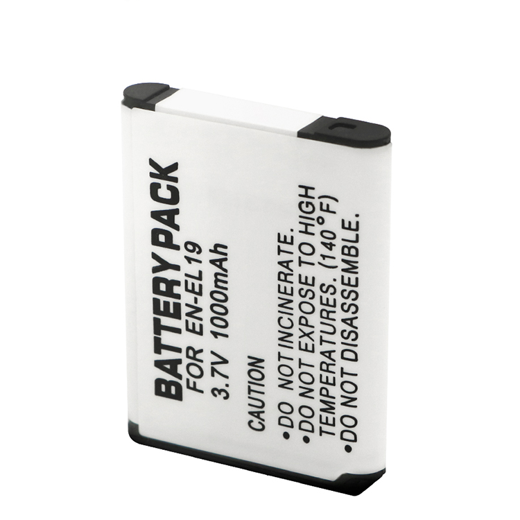 Battery + USB Charger for Nik EN-EL19 Coolpix A100 S100 S2750 S2800 S3300 S3400 S3500 S3600 S4200 S4300 S4400 S5200 S5300 S6400 S6500 S6600 S6700 S6800 S6900 S7000, Son NP-BJ1 DSC-RX0