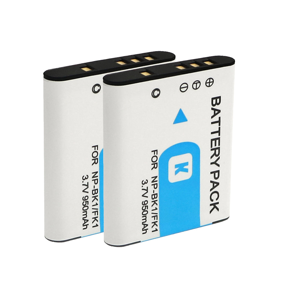 For Sony NP-BK1/NP-FK1 Battery Bloggie MHS-CM5 Cyber-shot DSC-S750 950mAh Camera Batteries