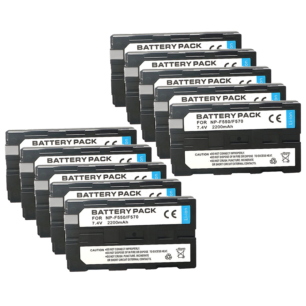 NP-F550 Battery  for Sony NP F550, F530 F570, F750, F330, CCD-SC55, TR516, TR716, Camera Batteries 2200mAh