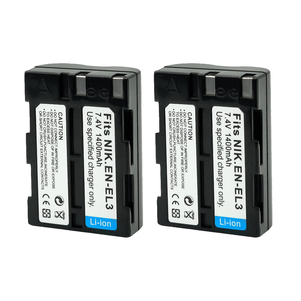 For Nikon EN-EL3 EL3A Battery Nikon D50 D70 D70s D100 1400mAh Camera Batteries