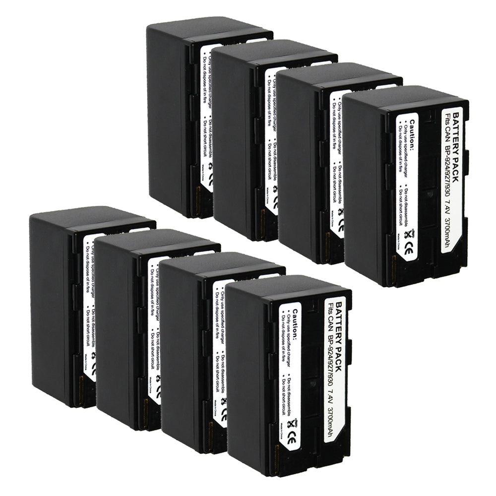For Canon BP924 BP927 BP930 Battery C2 DM-MV1 C100 3700mAh Camera Batteries