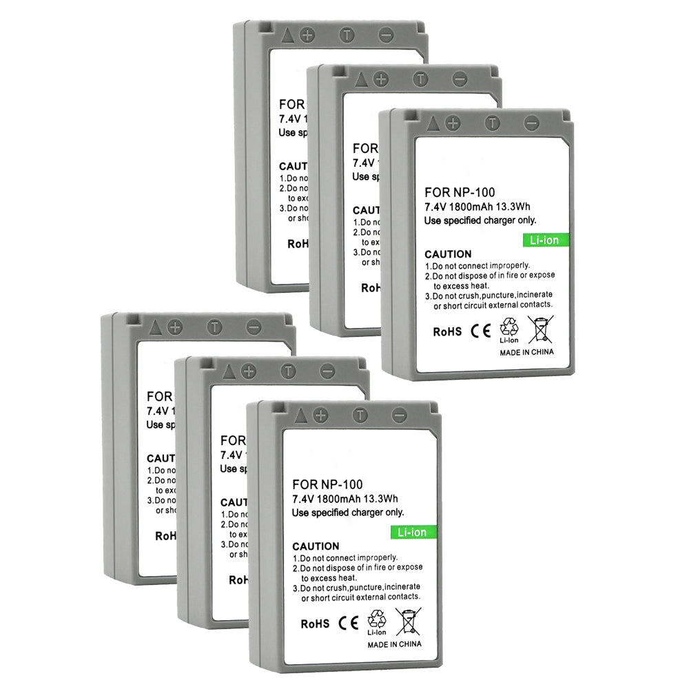 For Casio CNP100 Battery Exilim Pro EX-F1, Casio Exilim Pro EX-F1BK 1800mAh Camera Batteries