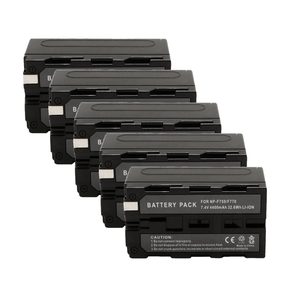 For Sony NP-F750 Battery CCD-TRV215 CCD-TR917 CCD-TR315 HDR-FX1000 4400mAh Camera Batteries