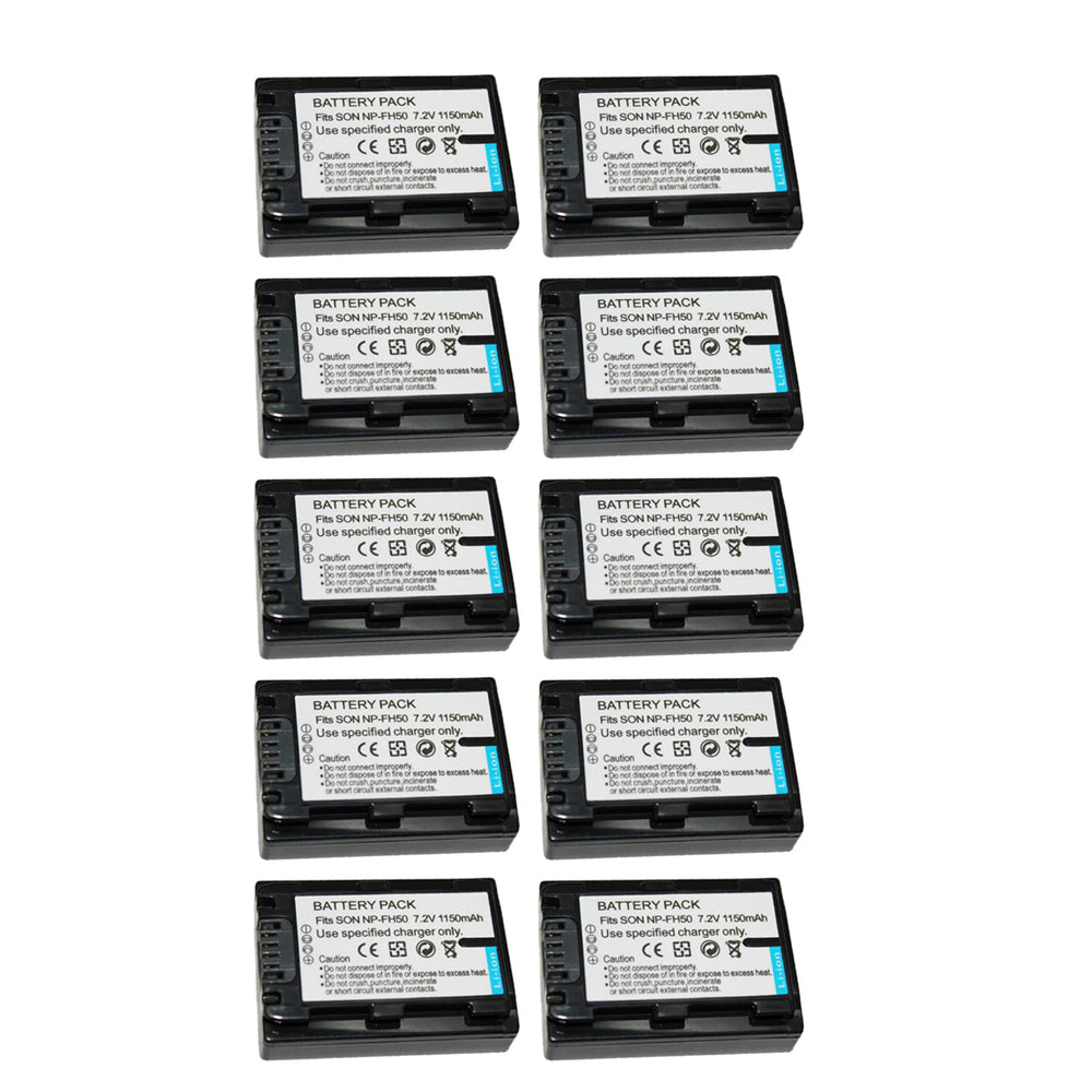 For Sony NP-FH50, NP-FH40 Battery DSLR-A230, DSLR-A330, DSLR-A290, HDR-TG1E 1150mAh Camera Batteries