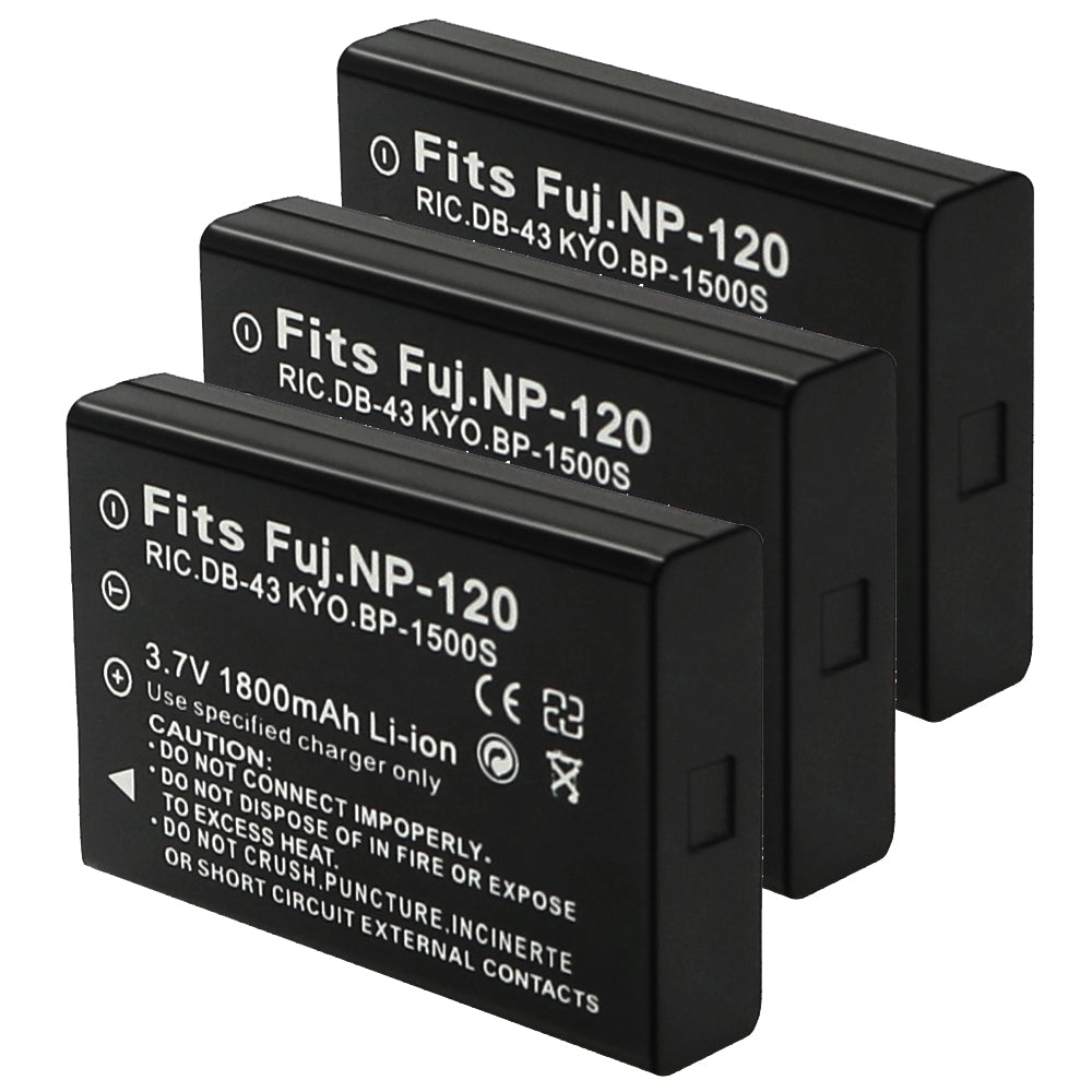 For Fujifilm FNP-120 Battery FinePix 603 MN35Z 20MP 35X Camera Batteries