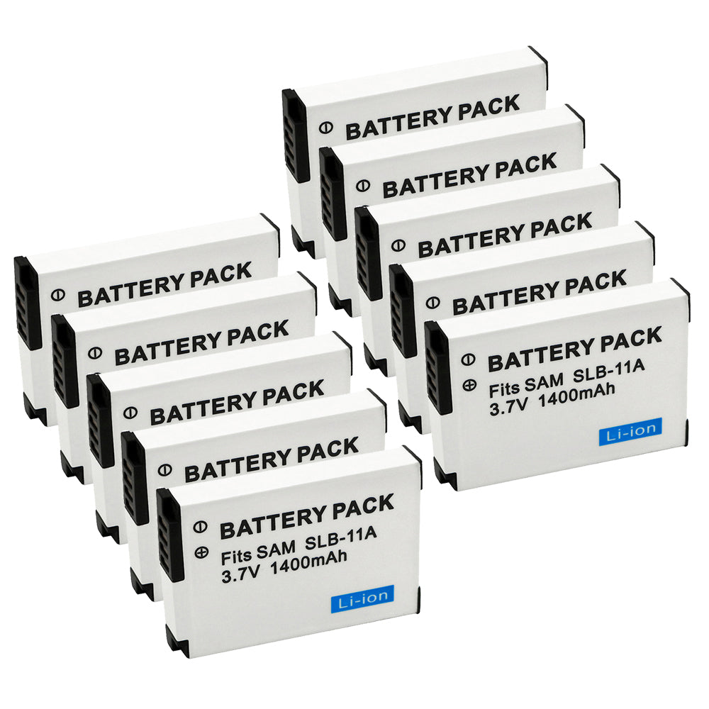 For Samsung SLB-11A SLB11A 11A WB600 WB650 WB700 WB1000 WB2000 CL65 CL80 EX1 1400mAh Camera Batteries