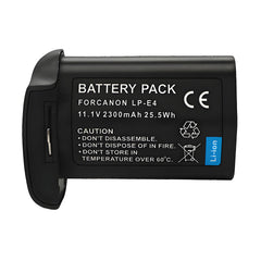 For Canon LP-E4 US 5751B002 Battery EOS 1D C, 1D X Mark II 2300mAh Camera Batteries