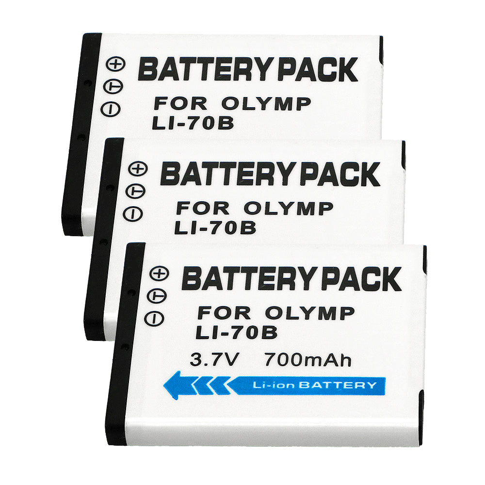 For Olympus Li-70B Battery VG120 Camera 3.7V 700mAh Batteries