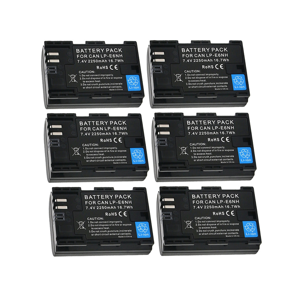For Canon LP-E6H Pro Battery EOS 5DS 6D 60D 90D 2800mAh Camera Batteries