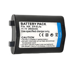 For Nikon EN-EL4 Battery Nikon D2 D2H D2Hs D2X D2Xs D3 2800mAh Camera Batteries