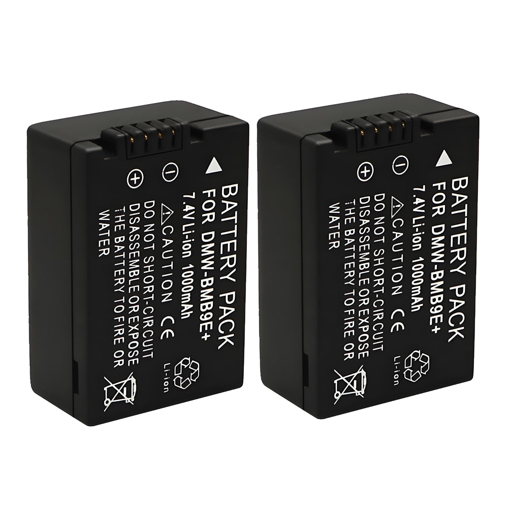For Panasonic DMW-BMB9 DMW-BMB9E Battery Compatible Lumix DMC-FZ40 FZ45 FZ47 FZ48 FZ60 FZ62 FZ70 FZ72 1000mAh Camerabatteries