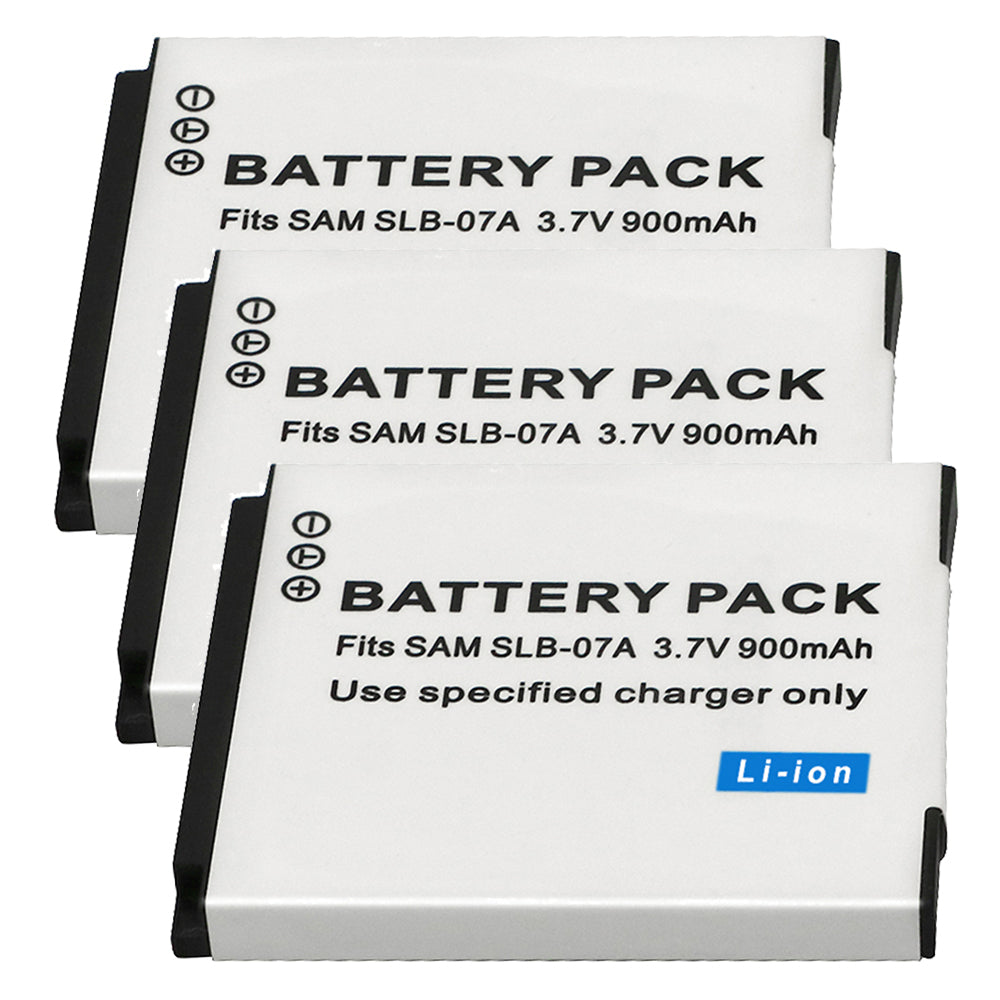 For Samsung SLB-07A SLB07A Battery PL150 PL151 ST45 ST50 ST500 ST550 ST560 900mAh Camera Batteries