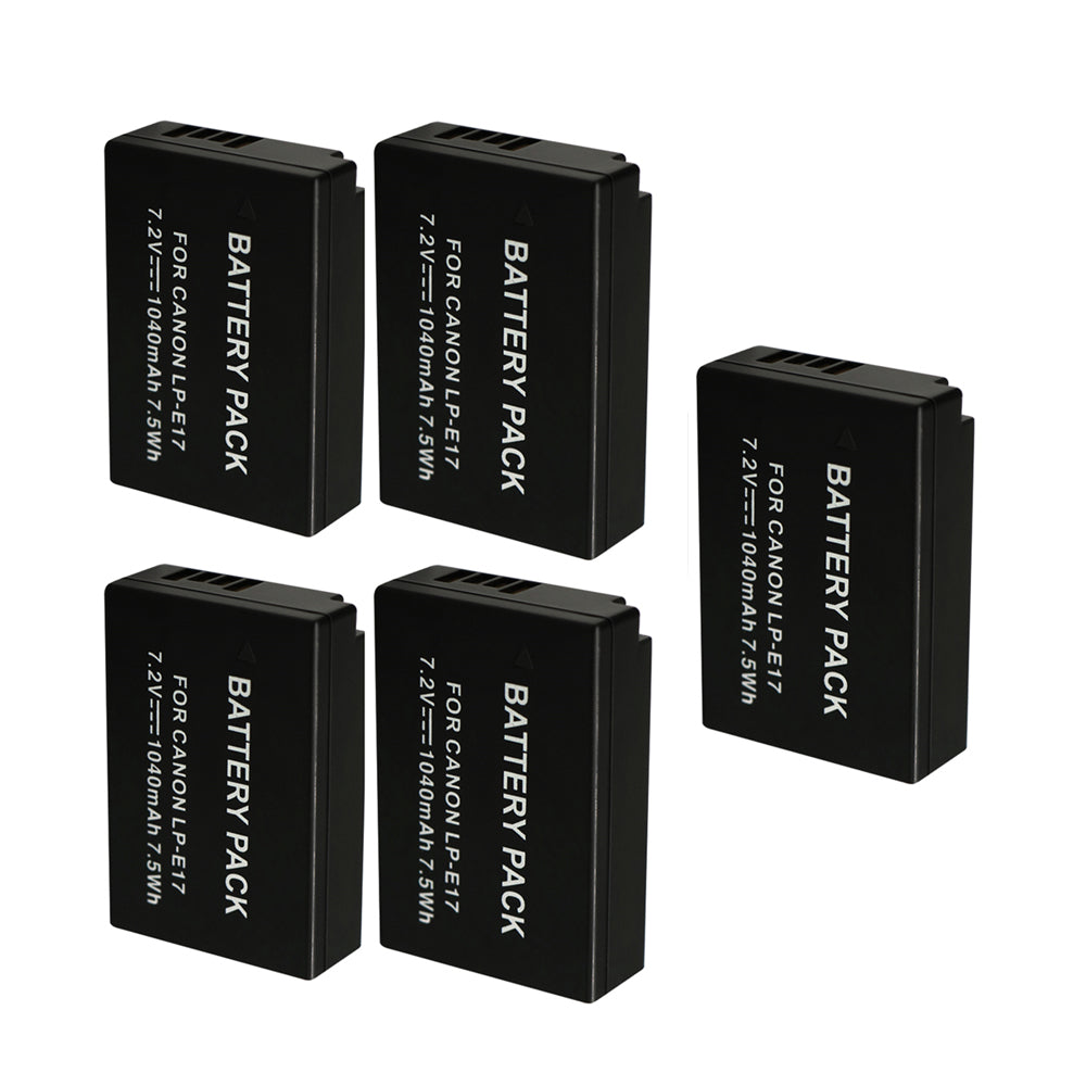 For Canon LP-E17 LPE17 Battery Rebel SL2 EOS Rebel T6i EOS M3 1040mAh Camera Batteries