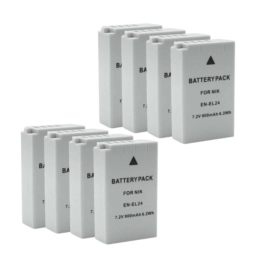 For Nikon EN-EL24 Battery 1 J5 DL18-50 DL24-85 900mAh Camera Batteries