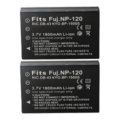 For Fujifilm FNP-120 Battery FinePix 603 MN35Z 20MP 35X Camera Batteries