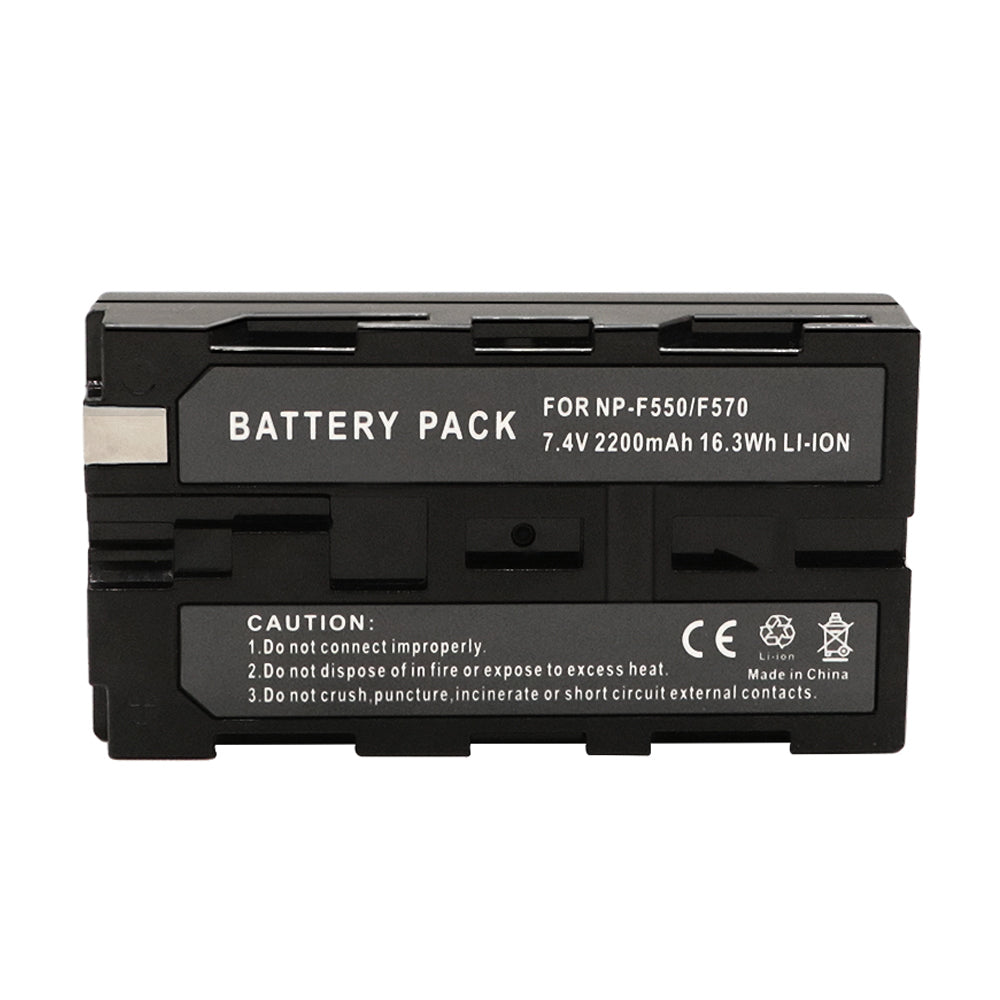 for Sony NP-F970 F750 F550 NP-F550 2200mAh Battery Camera Batteries