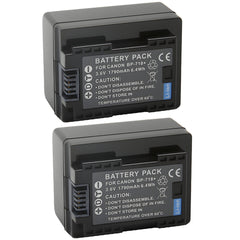 For Canon BP-718 Battery VIXIA HF M50 HFM52 HFR32 1790mAh Camera Batteries