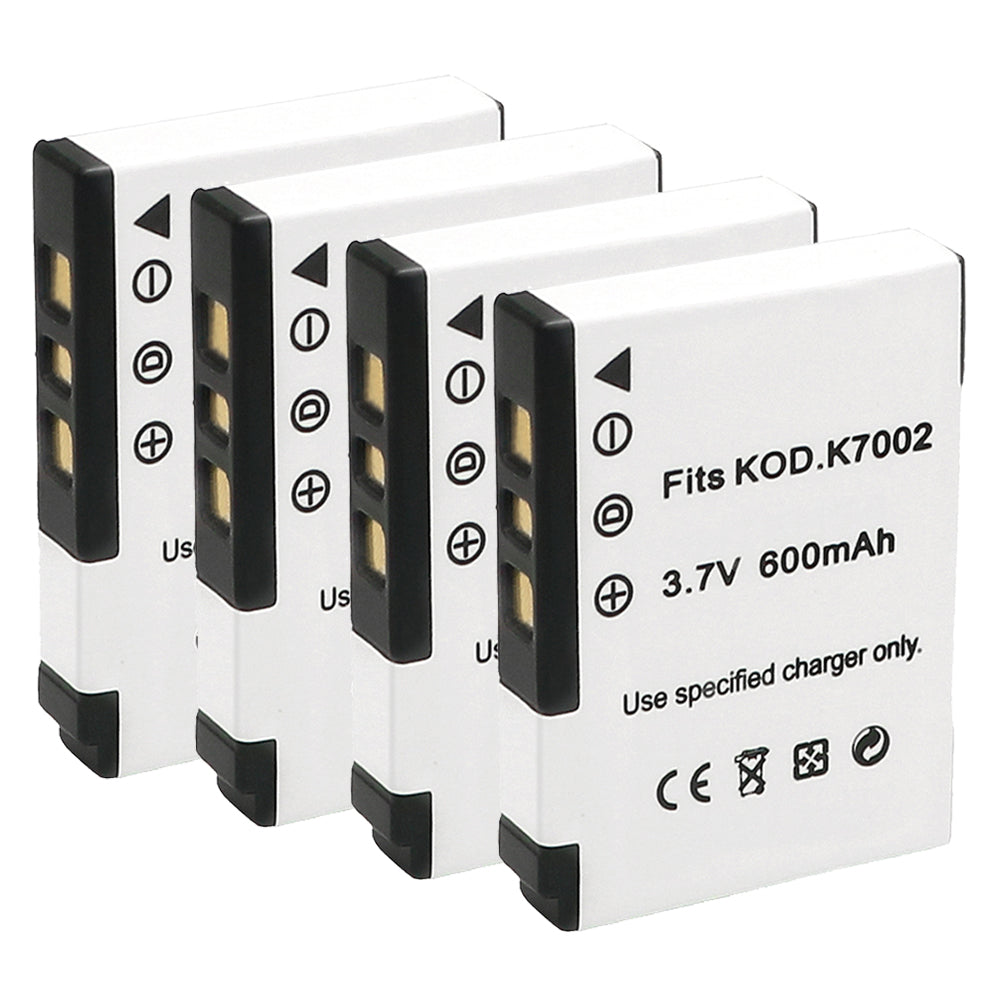 For Kodak Camera Battery KLIC-7002 3.7V 600mAh Batteries