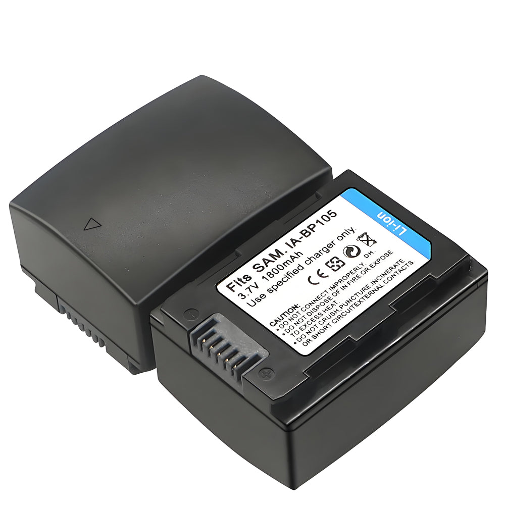 For Samsung IA-BP105R Battery HMX-F80, HMX-F90, HMX-F800, HMX-F900, SMX-F50, SMX-F53, SMX-F54, SMX-F500 1100mAh Camera Batteries
