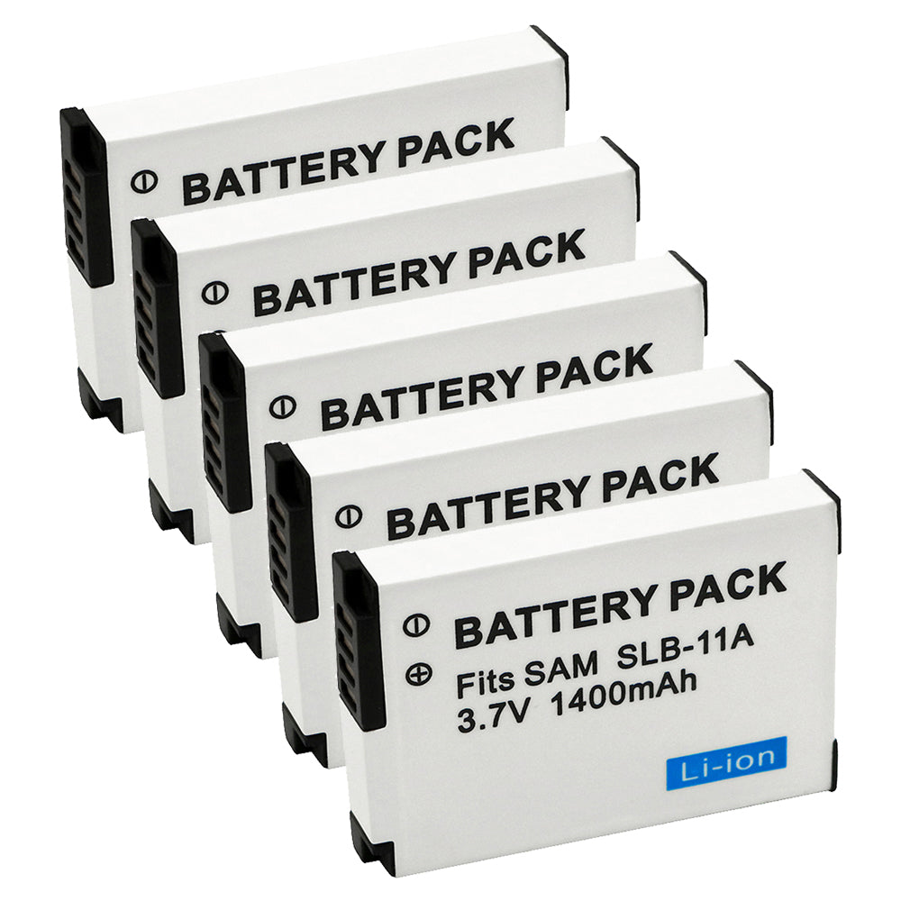 For Samsung SLB-11A SLB11A 11A WB600 WB650 WB700 WB1000 WB2000 CL65 CL80 EX1 1400mAh Camera Batteries