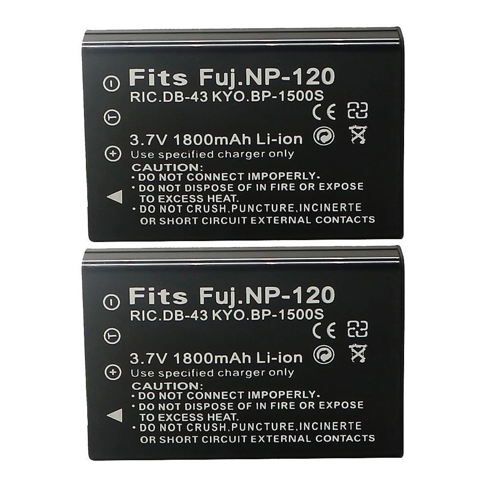 For Fujifilm FNP-120 Battery FinePix 603 MN35Z 20MP 35X Camera Batteries