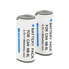 For Canon NB-9L NB-9LH Battery PowerShot N2 SD4500 IS 900mAh Camera Batteries
