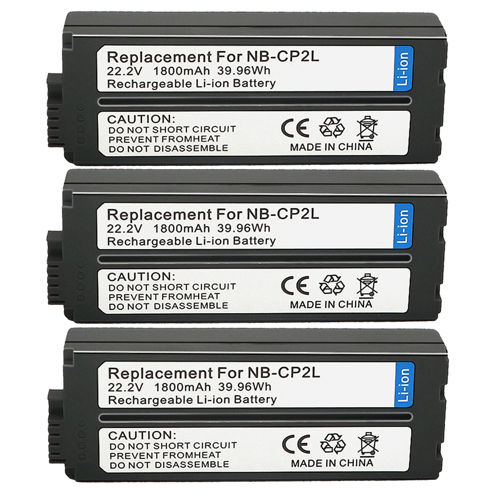 For Canon NB-CP2L Battery SELPHY CP100 HP Photosmart A716 Printer 1800mAh Camera Batteries