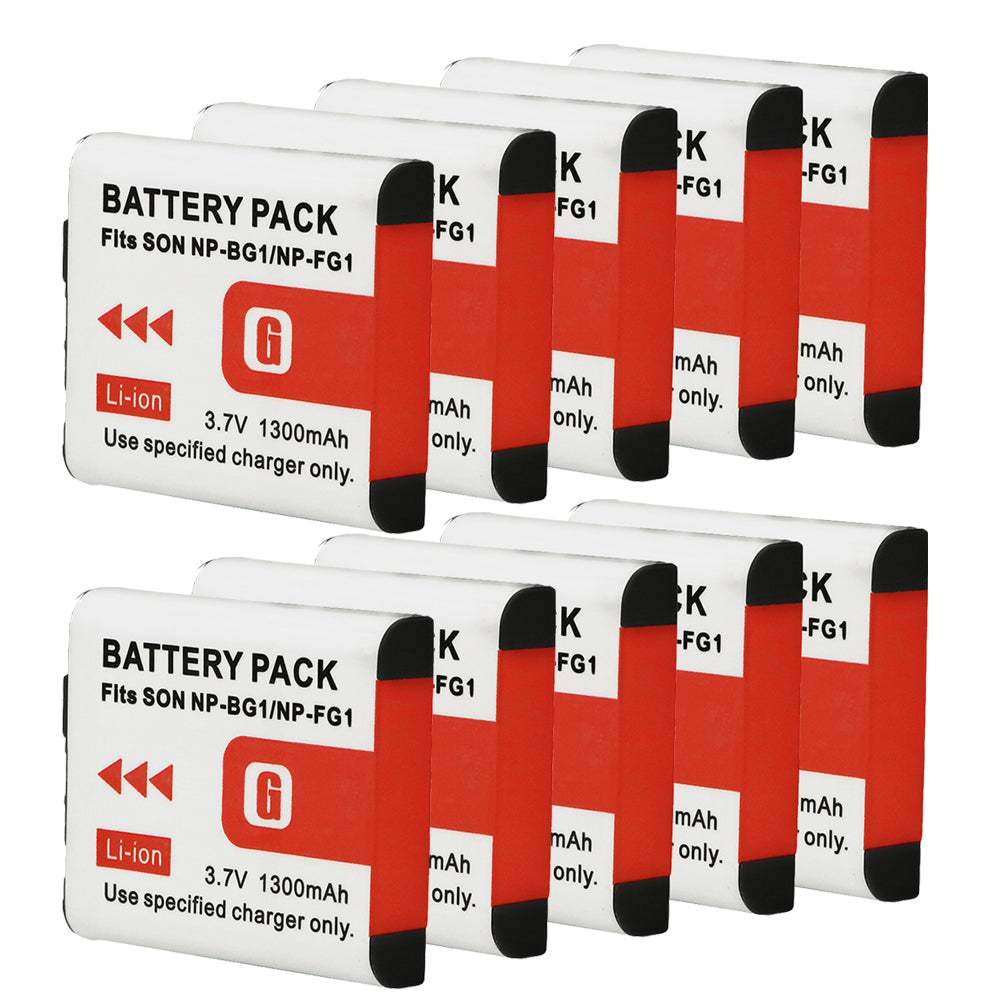 For Sony NP-BG1/NP-FG1 Battery Cyber-shot DSC-H3 H7 H9 1300mAh Camera Batteries