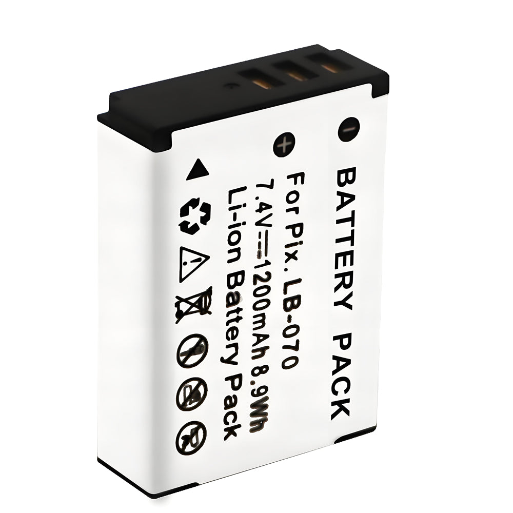 For Kodak Camera Battery LB-070 7.4V 1200mAh Batteries