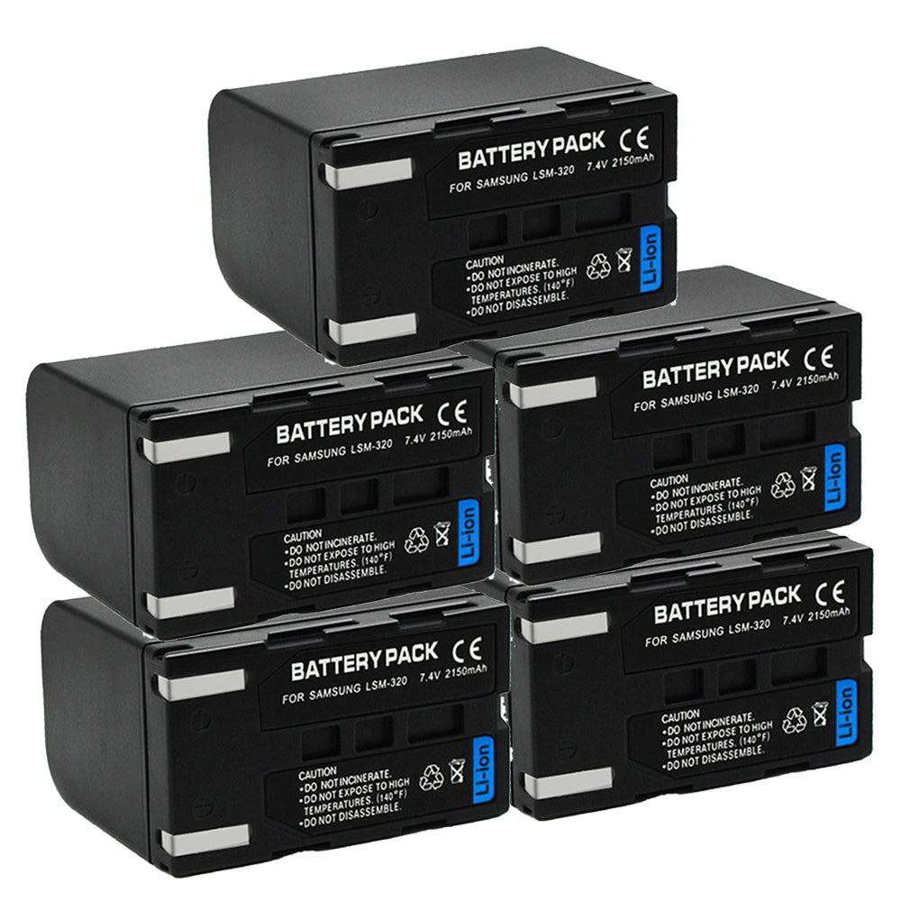 For Samsung SB-LSM320 Battery  SC-D263 SC-D351 SC-D352 SC-D353 SC-D354 2150mAh Camera Batteries