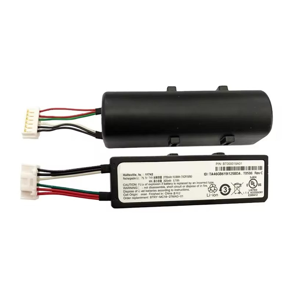 3.7V High-Performance Replacement Battery for Symbol MC18N0 MC17 MC18 with BT-000351 BT-000018A01 BT-000374 BTRY-MC17RAB0E-50 BTRY-MC18-27MAG-01 BTRY-PS20-35MA-01/2725mAh