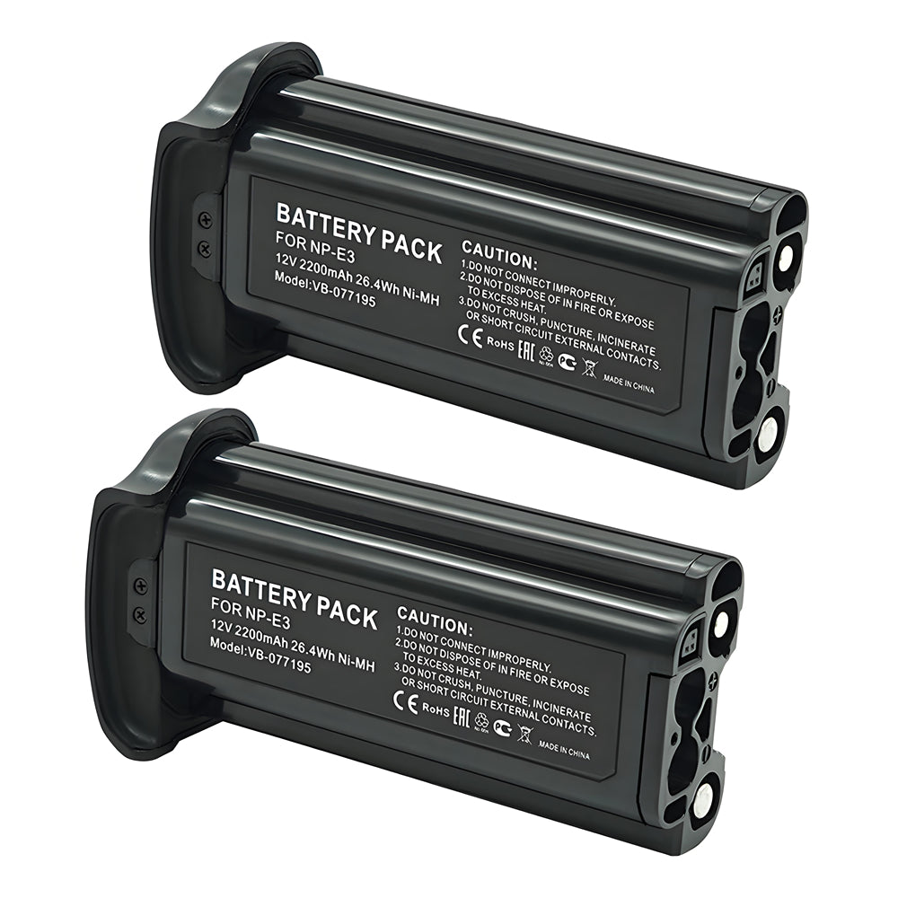 For Canon NP-E3 Battery EOS 1D 1D Mark II 2200mAh Camera Batteries