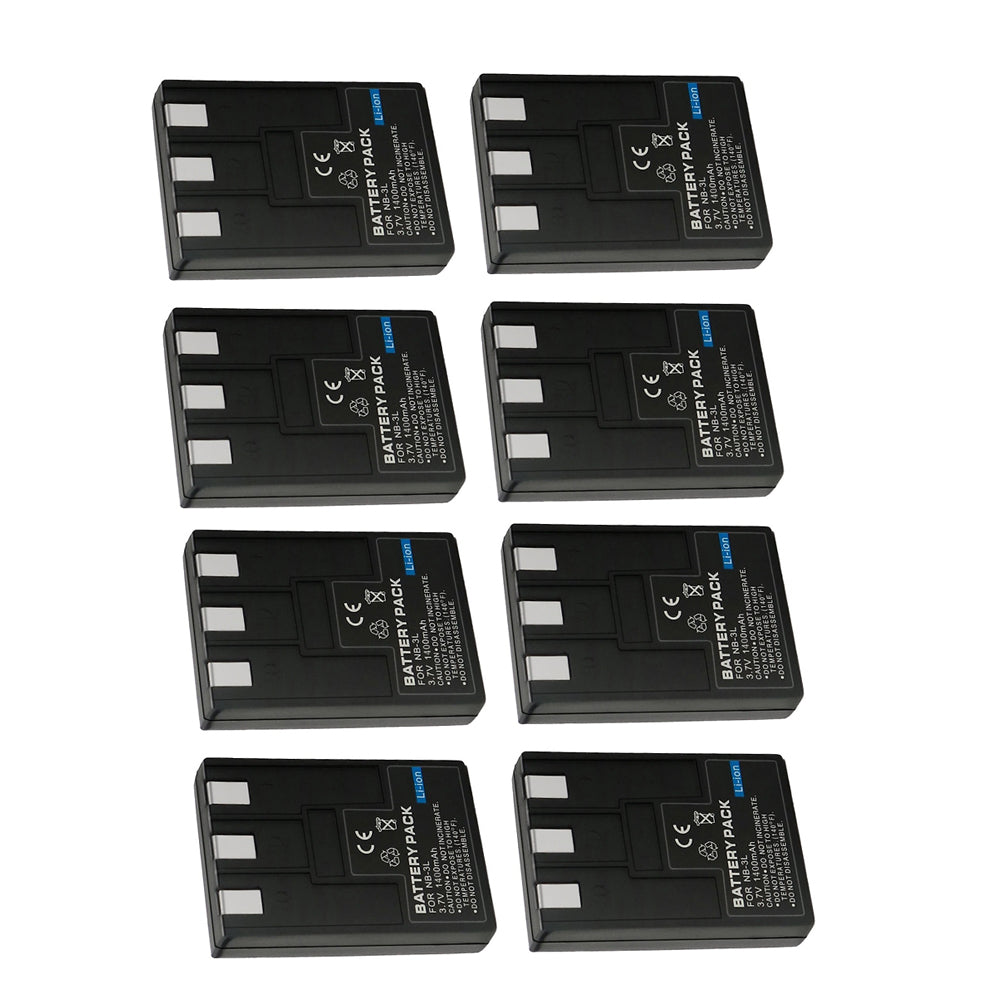 For Canon NB-3L PowerShot SD10 SD100 IXUS 700 IXY Digital 30 Battery 1400mAh Camera Batteries