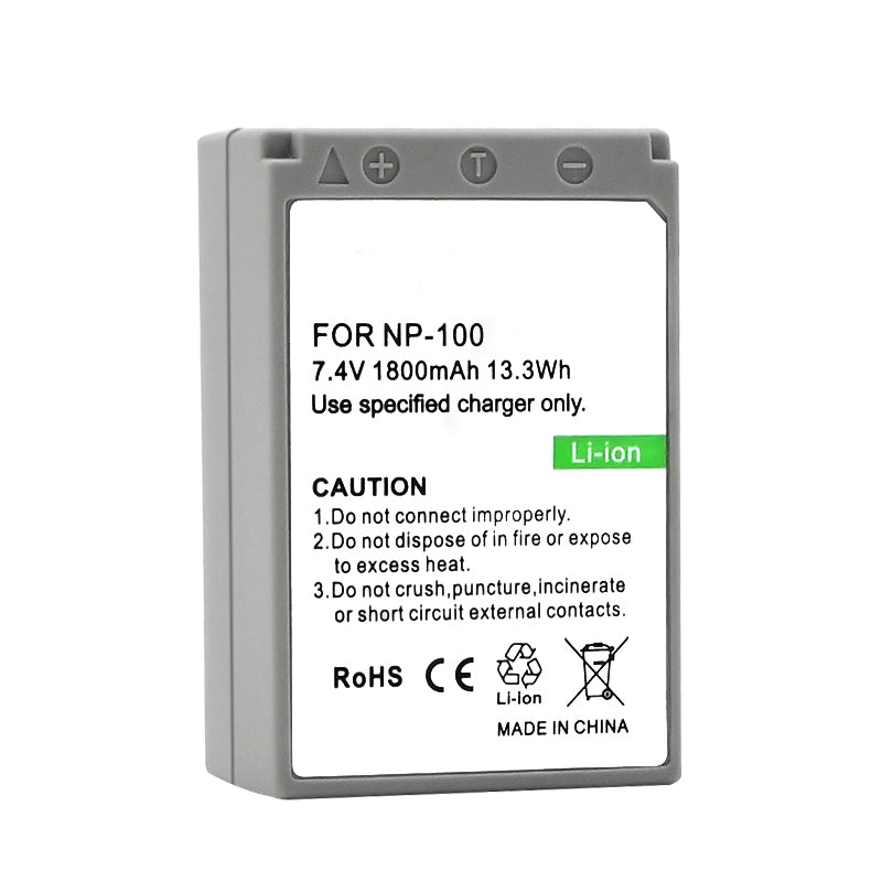 For Casio CNP100 Battery Exilim Pro EX-F1, Casio Exilim Pro EX-F1BK 1800mAh Camera Batteries