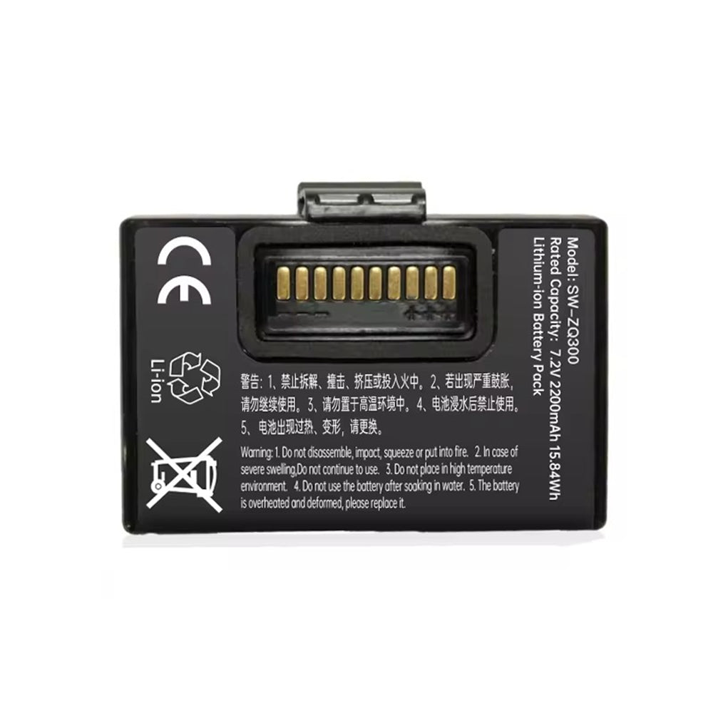 Battery Replacement for Zebra Part NO: BTRY-MPM-22MA1-01, P1083277, P1083277-002, ZA310, ZQ300, ZQ310, ZQ310 Plus 2, ZQ320, ZR328