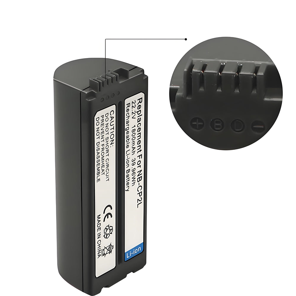For Canon NB-CP2L Battery SELPHY CP100 HP Photosmart A716 Printer 1800mAh Camera Batteries
