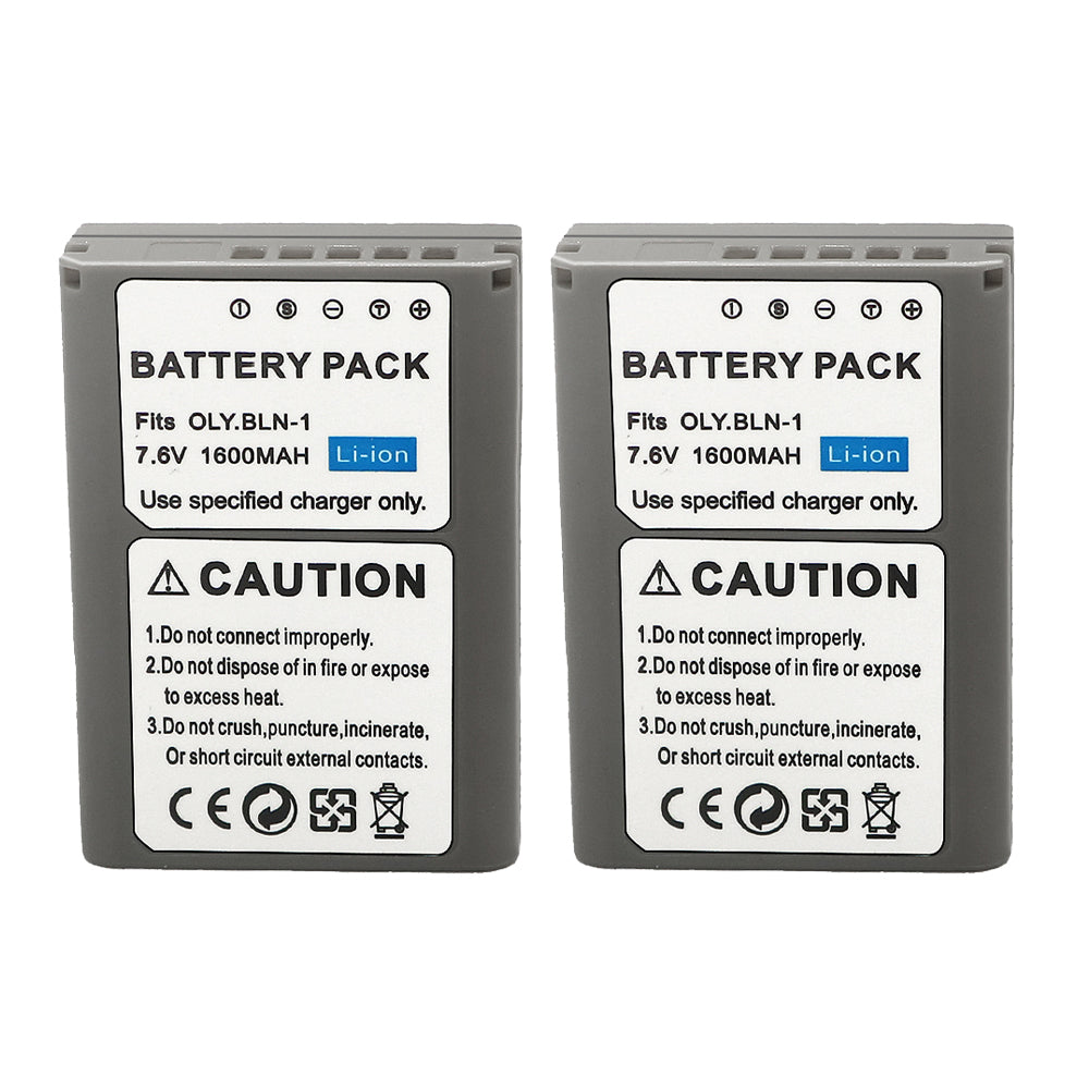 For Olympus BLN-1 Battery M-D E-M1 1600mAh Camera Batteries