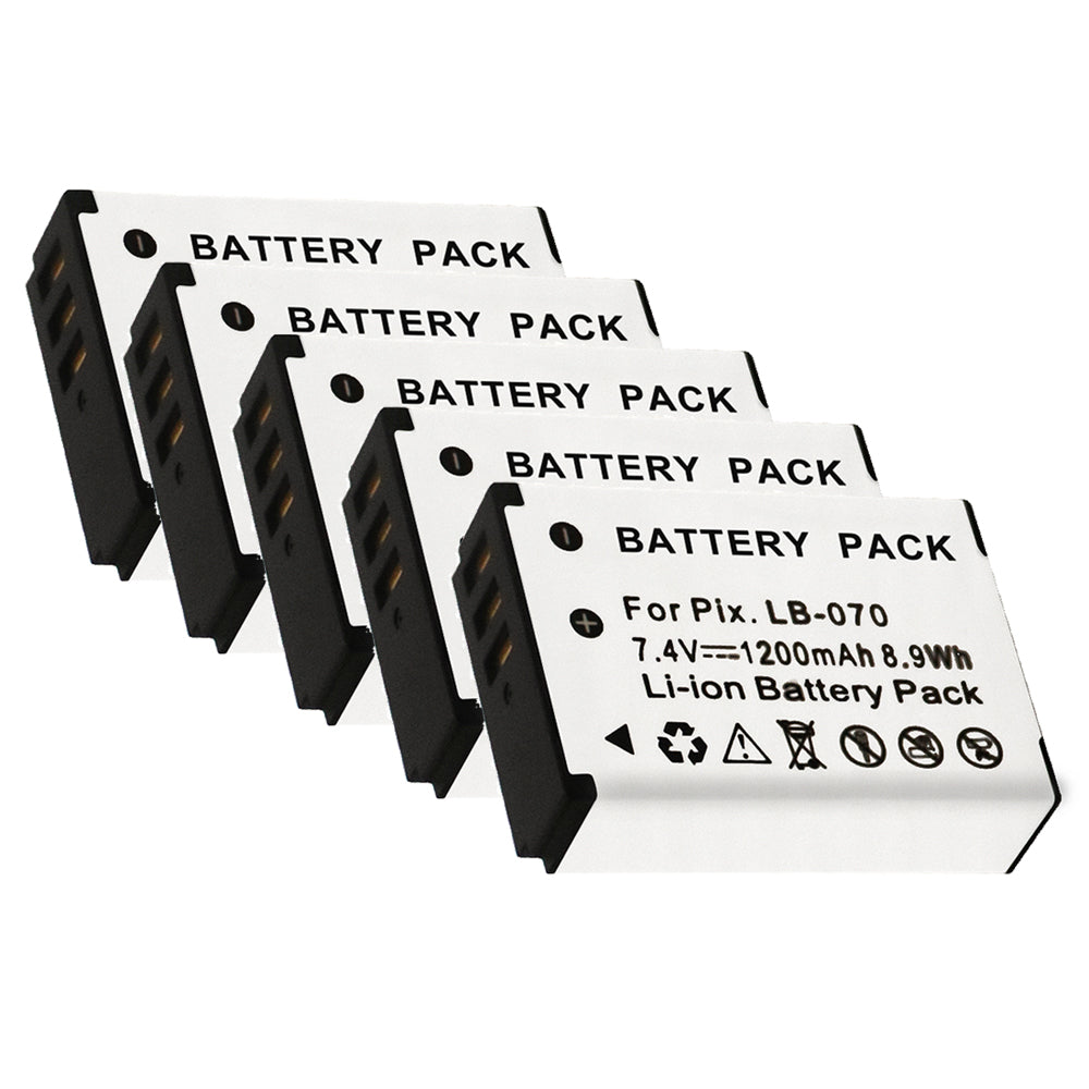 For Kodak Camera Battery LB-070 7.4V 1200mAh Batteries