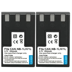 NB-1L Battery 2-Pack and Charger Kit for Canon NB-1L NB-1LH CB-2LSE & Canon IXY Digital 200 200a 300 300a 320 400 430 450 500 S200 S230 S330 PowerShot S200 S230 S300 S330 S400 S410 S500 Cameras