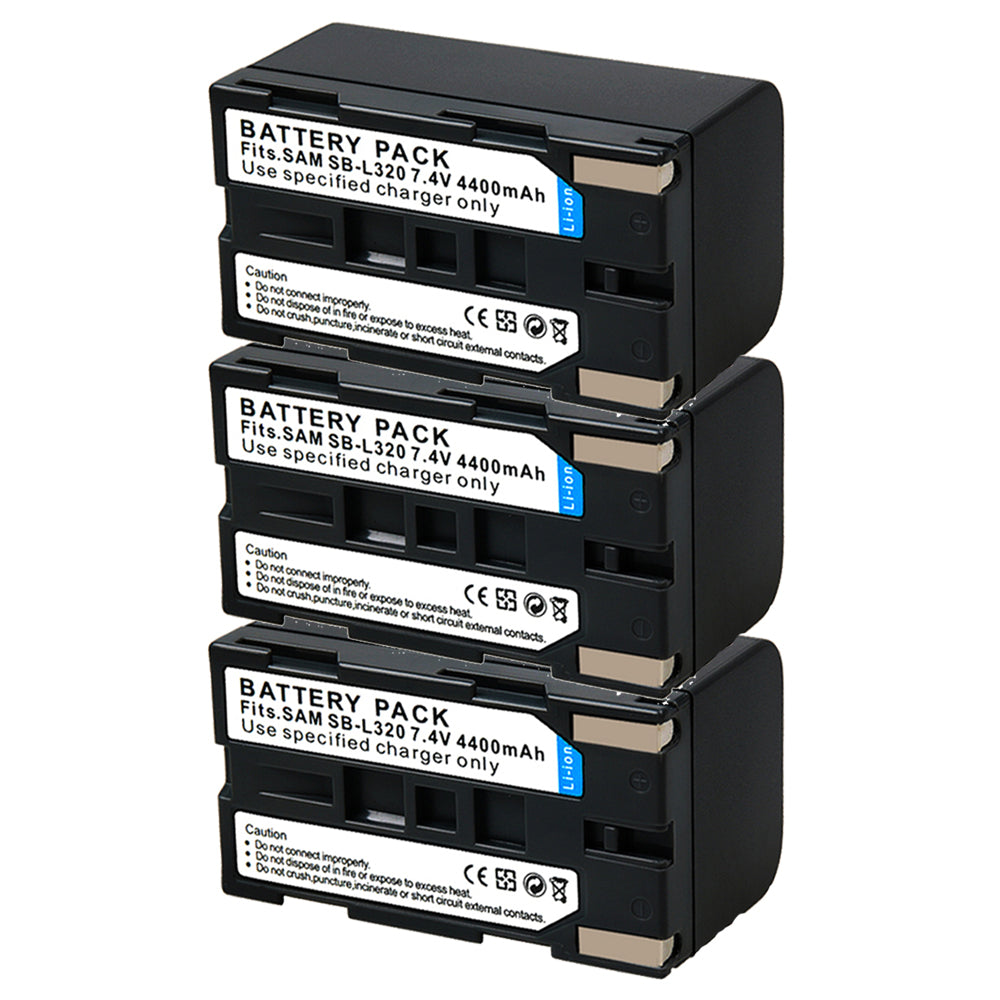 For Samsung SB-L320 Battery SC-L520, SC-L530, SC-L550 SC-L600, SC-L610 4400mAh Camera Batteries