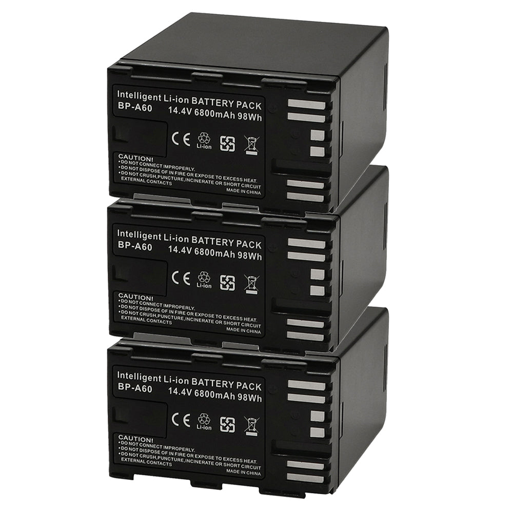 For Canon BP-A60 Battery EOS C200 EOS C700 XF605 6800mAh Camera Batteries