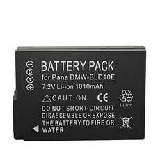 For Panasonic DMW-BLD10, DMW-BLD10E, DMW-BLD10PP Battery Lumix DMC-G3, DMC-GF2, DMC-GX1 1010mAh Camera Batteries