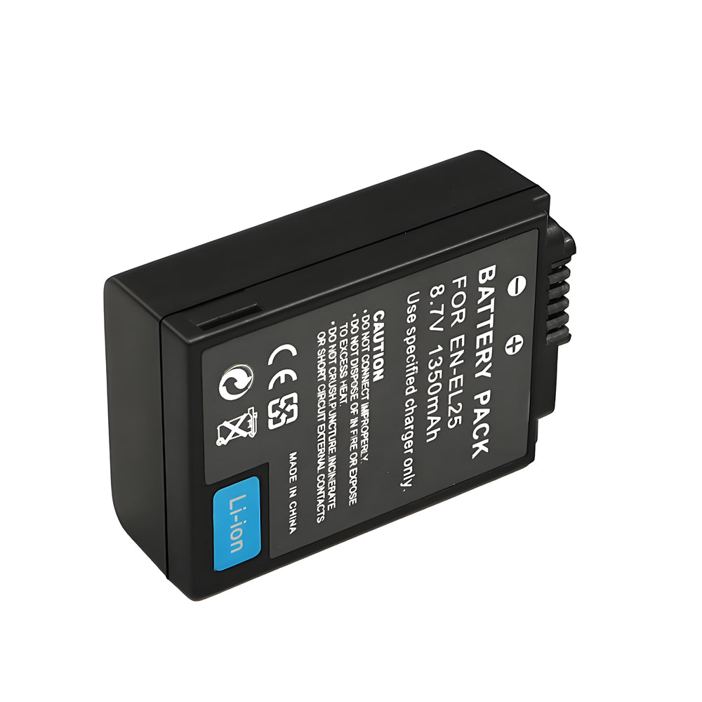 For Nikon EN-EL25 Battery MH-32 Charger and Nikon Z50, Z 50, Nikon Z FC Mirrorless, Z Series 1350mAh Camera Batteries