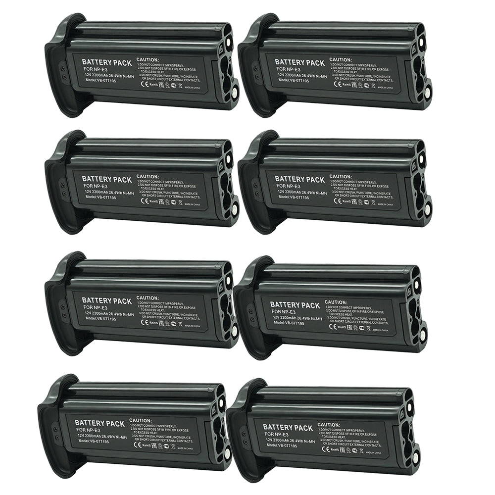 For Canon NP-E3 Battery EOS 1D 1D Mark II 2200mAh Camera Batteries