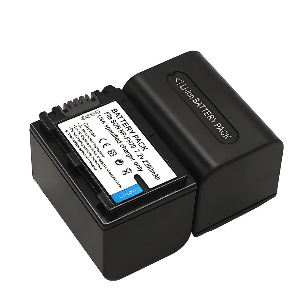 For Sony NP-FH70 H Series Battery DCR-DVD650 SR42 SR45 DCR-HC20 DCR-HC21 DCR-HC22 2200mAh Camera Batteries